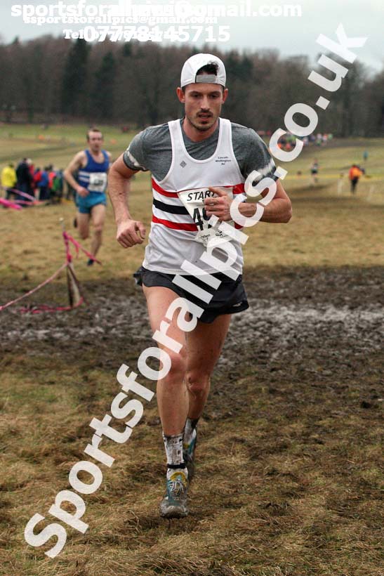 Senior men, 2018 Northern Cross Country Champs., Harewood House, Leeds. Photo: David T. Hewitson/Sports for All Pics